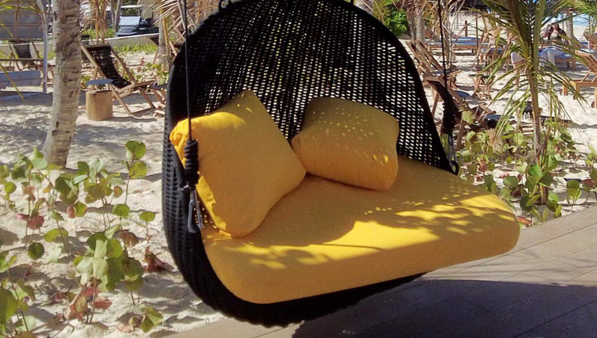 a chair on a beach